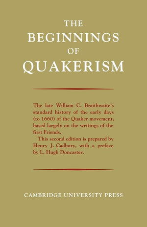 The Beginnings of Quakerism,Used