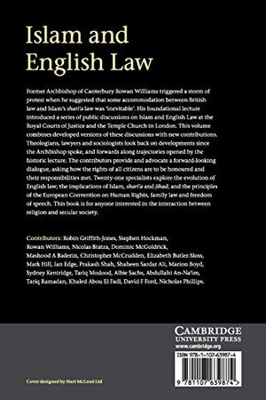 Islam and English Law: Rights, Responsibilities and the Place of Shari'a,Used