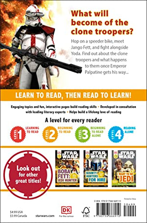 Star Wars: Clone Troopers in Action (DK Readers, Level 2: Beginning to Read Alone),Used