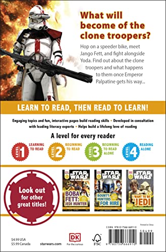 Star Wars: Clone Troopers in Action (DK Readers, Level 2: Beginning to Read Alone),Used
