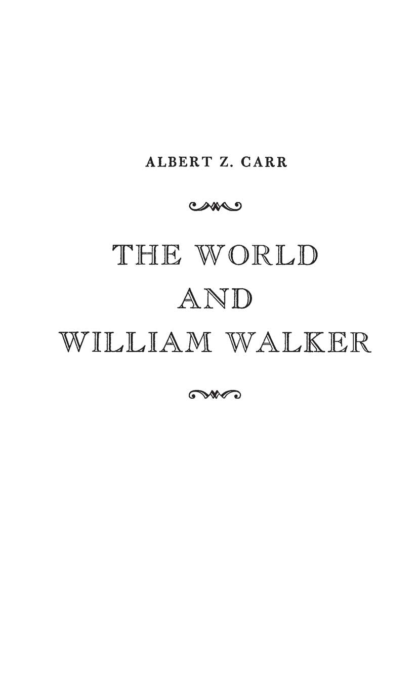 The World And William Walker,Used
