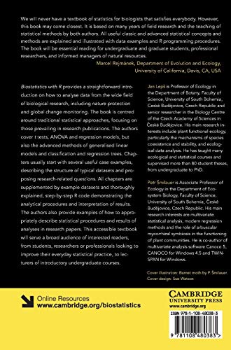 Biostatistics with R: An Introductory Guide for Field Biologists,Used