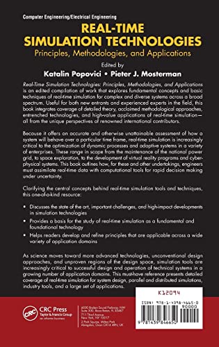 RealTime Simulation Technologies: Principles, Methodologies, and Applications: Principles, Methodologies, and Applications (Com,Used