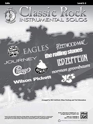 Classic Rock Instrumental Solos For Strings: Cello, Book & Cd (Pop Instrumental Solo Series),Used