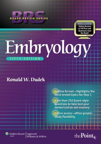 BRS Embryology (Board Review Series),New