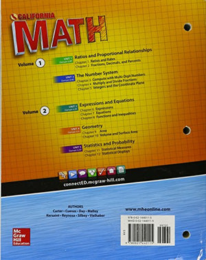 California Math Course 1 Volume 1,New