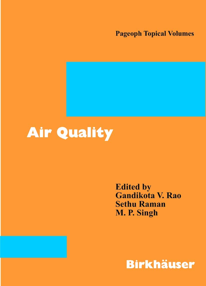 Air Quality (Pageoph Topical Volumes),Used