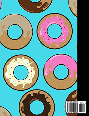 Composition Notebook Wide Ruled: Donut Doughnut Dough Nut Cute Composition Notebook, College Notebooks, Girl School Notebook, Co,Used