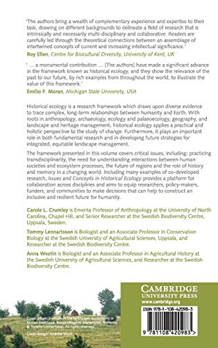 Issues and Concepts in Historical Ecology: The Past and Future of Landscapes and Regions,Used