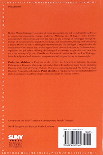 The Heidegger Change: On the Fantastic in Philosophy (SUNY Series in Contemporary French Thought),Used