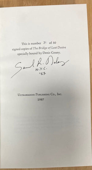 The Bridge Of Lost Desire,New