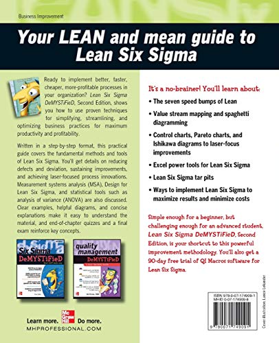 Lean Six Sigma Demystified, Second Edition,Used