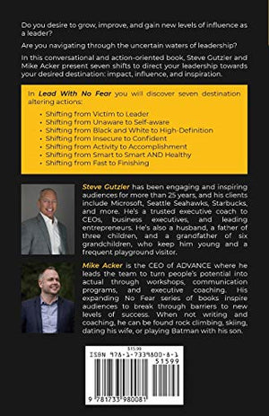 Lead With No Fear: Your 90day leader shift from worry, insecurity, and selfdoubt to inspiration, clarity, and confidence,Used