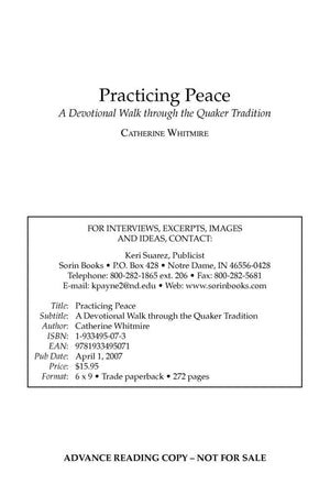 Practicing Peace: A Devotional Walk Through the Quaker Tradition,Used