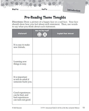 In the Year of the Boar and Jackie Robinson: An Instructional Guide for Literature  Novel Study Guide for Literature with Close,Used