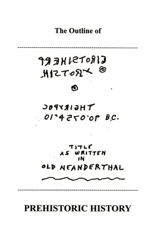 The Outline of Prehistoric History,Used