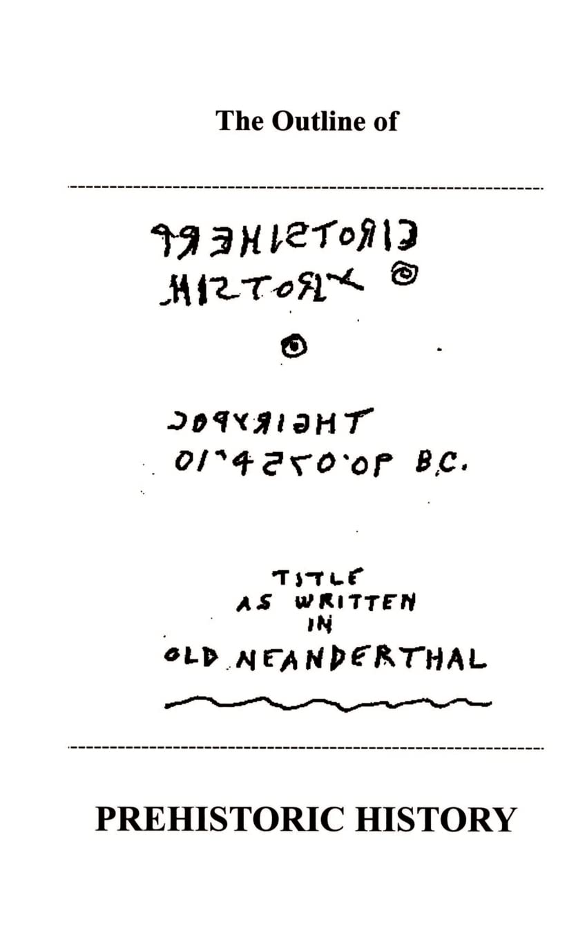 The Outline of Prehistoric History,Used