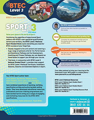 BTEC Level 3 National Sport Book 2 (BTEC National Sport 2010),Used