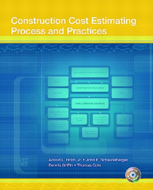 Construction Cost Estimating: Process and Practices,Used