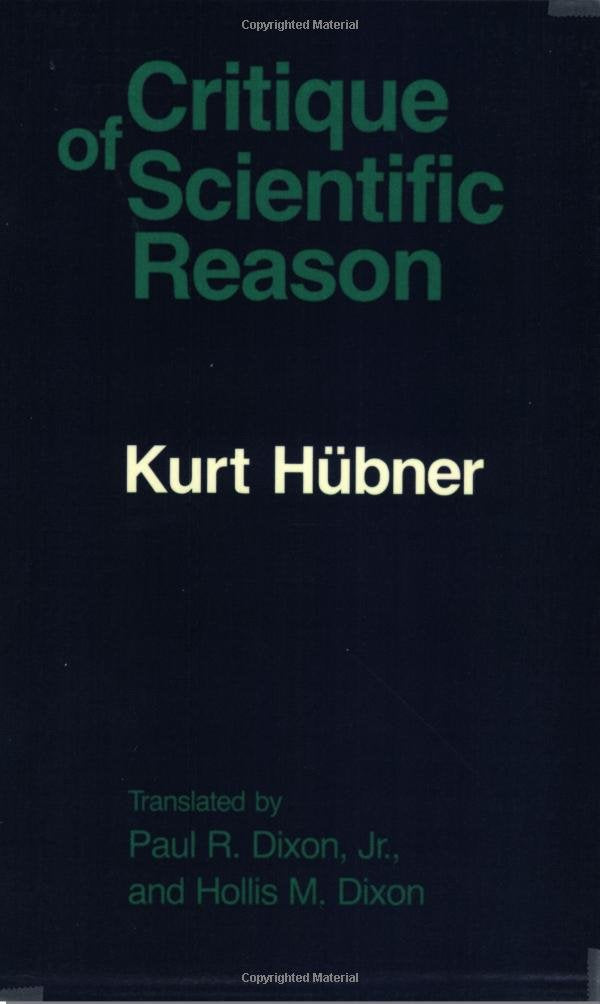 The Critique of Scientific Reason,Used