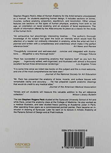 Atlas of Human Anatomy for the Artist,Used