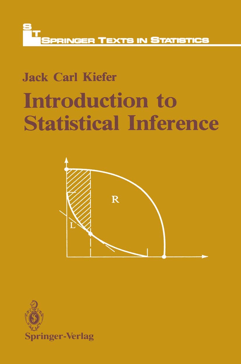 Introduction To Statistical Inference (Springer Texts In Statistics),Used