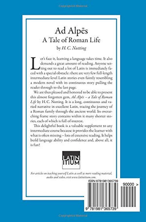 Ad Alpes: A Tale of Roman Life (Latin Edition),Used