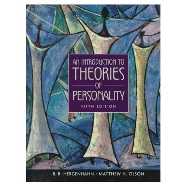 An Introduction To Theories Of Personality (5Th Edition),New