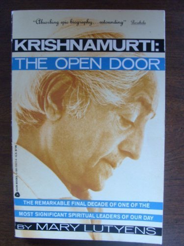 Krishnamurti: The Open Door,Used