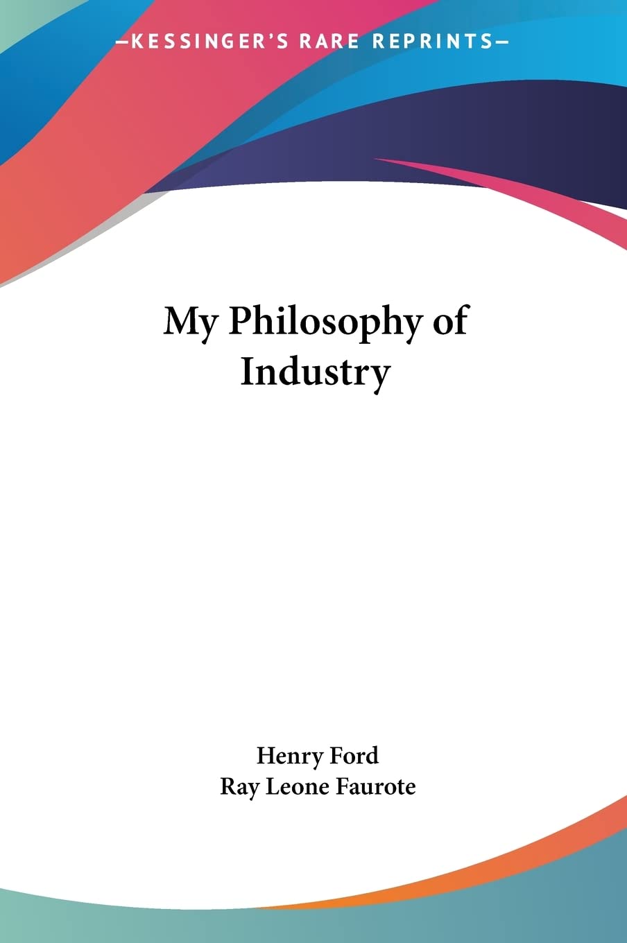 My Philosophy of Industry,Used