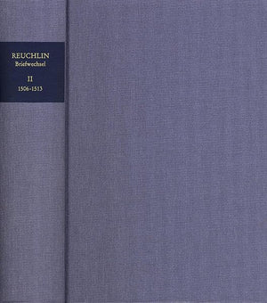 Johannes Reuchlin, 15061513 (Johannes Reuchlin: Briefwechsel) (German and Latin Edition),Used