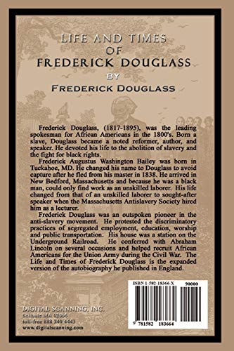 Life and Times of Frederick Douglass,Used