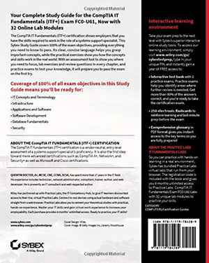 CompTIA IT Fundamentals (ITF+) Study Guide with Online Labs: Exam FC0U61,Used