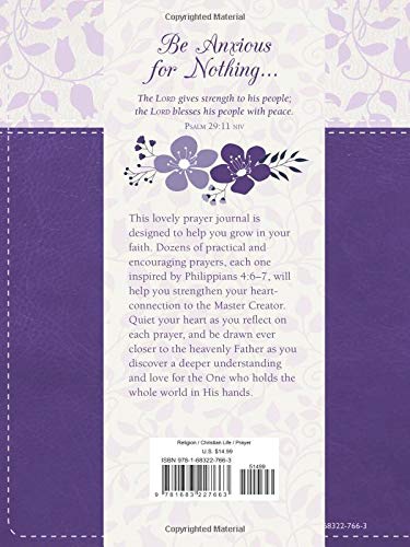 Prayers for an Anxious Heart Devotional Journal,Used