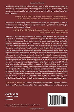 Texas vs. California: A History of Their Struggle for the Future of America,Used