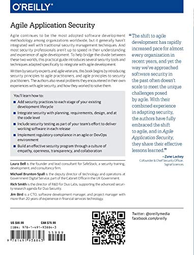 Agile Application Security: Enabling Security in a Continuous Delivery Pipeline,Used