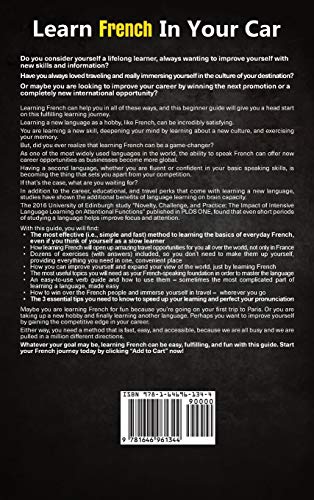 Learn French In Your Car: How To Learn French Fast While Driving To Work (French Edition),Used