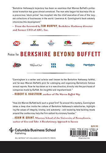 Berkshire Beyond Buffett: The Enduring Value of Values,New