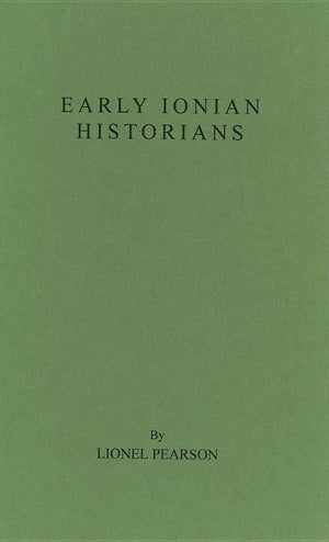 Early Ionian Historians,Used