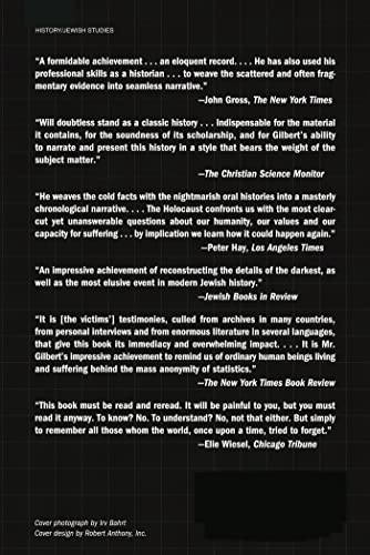 The Holocaust: A History of the Jews of Europe During the Second World War,New