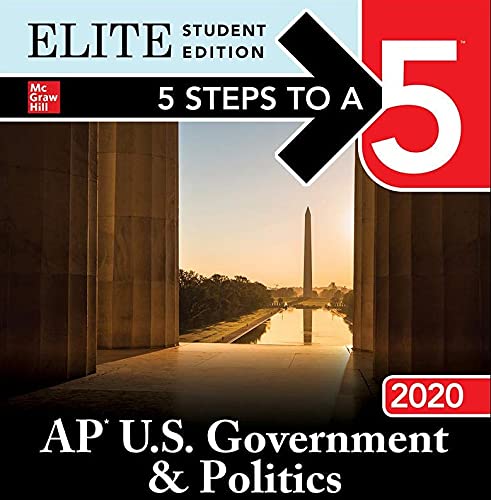 5 Steps to a 5: AP U.S. Government & Politics 2020 Elite Student Edition,Used