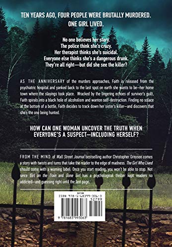 The Girl Who Lived: A Thrilling Suspense Novel,Used