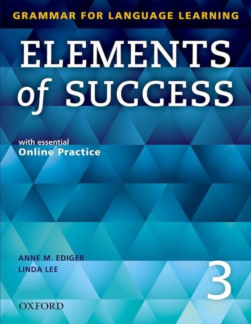 Elements Of Success Student Book 3,New