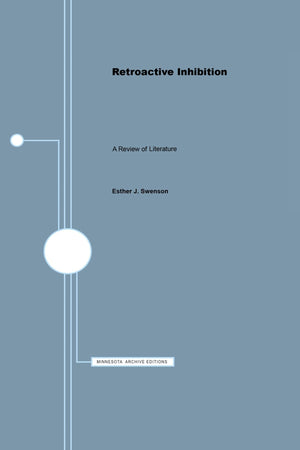 Retroactive Inhibition: A Review Of Literature,New