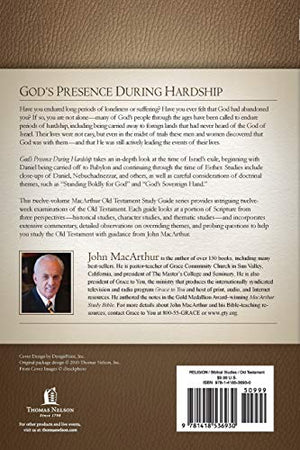 God's Presence During Hardship: Daniel and Esther in Exile (Macarthur Old Testament Study Guide),Used