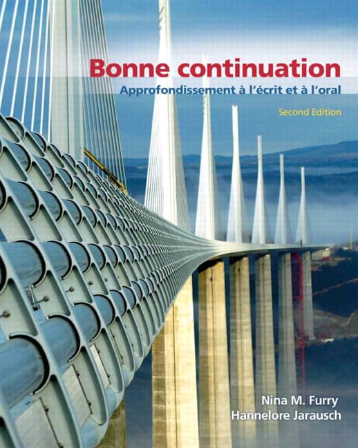 Bonne Continuation: Approfondissement  l'crit et  l'oral,Used