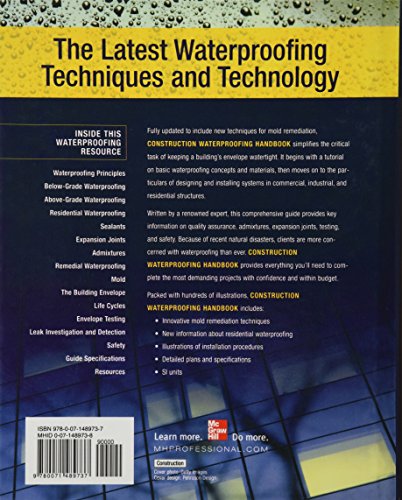 Construction Waterproofing Handbook: Second Edition,Used