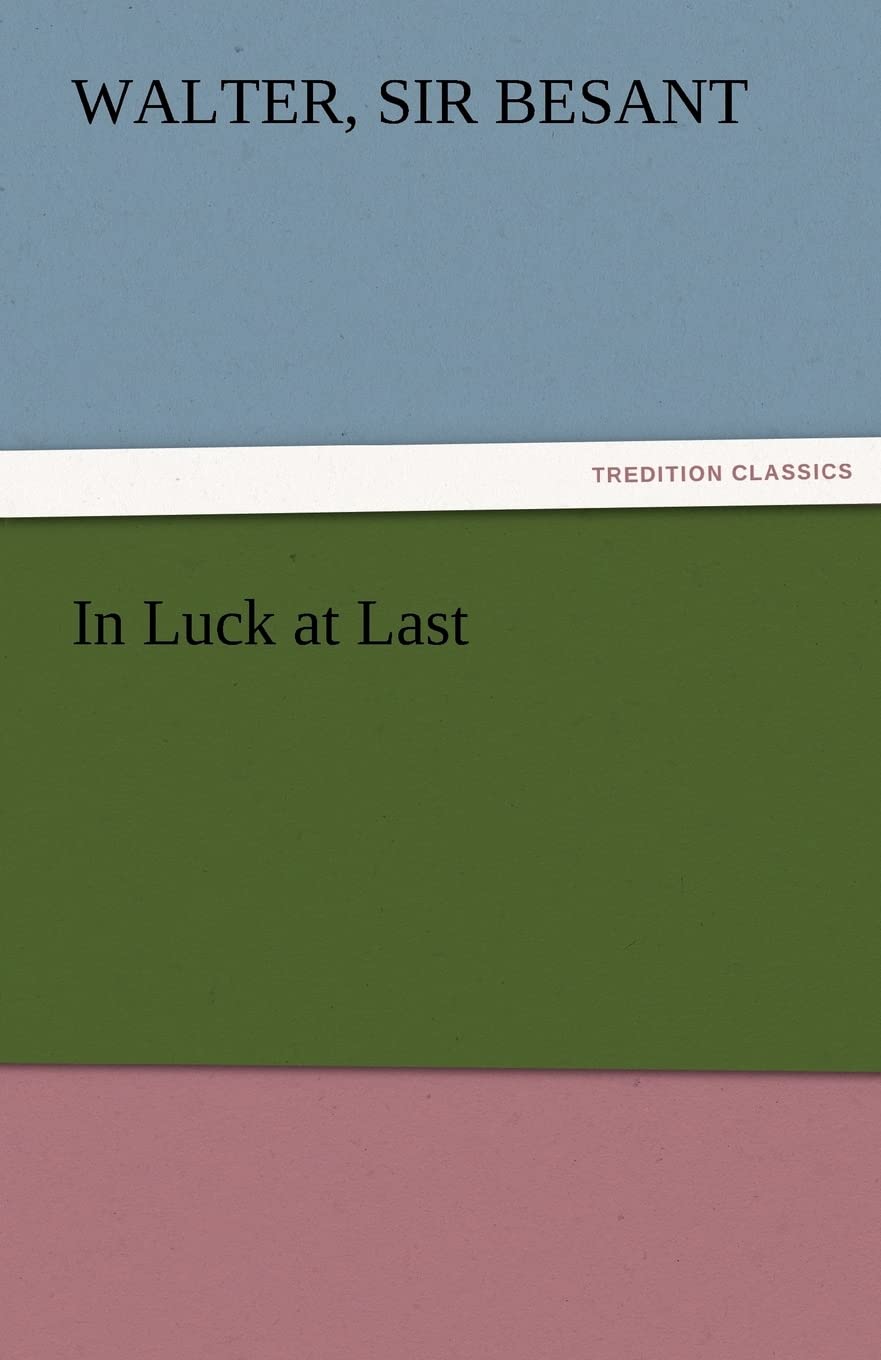 In Luck at Last,Used