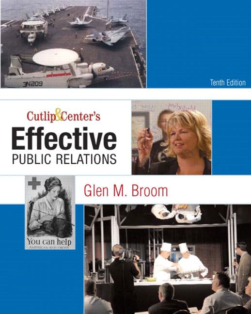 Cutlip And Center'S Effective Public Relations