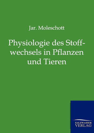 Physiologie des Stoffwechsels in Pflanzen und Tieren (German Edition),Used